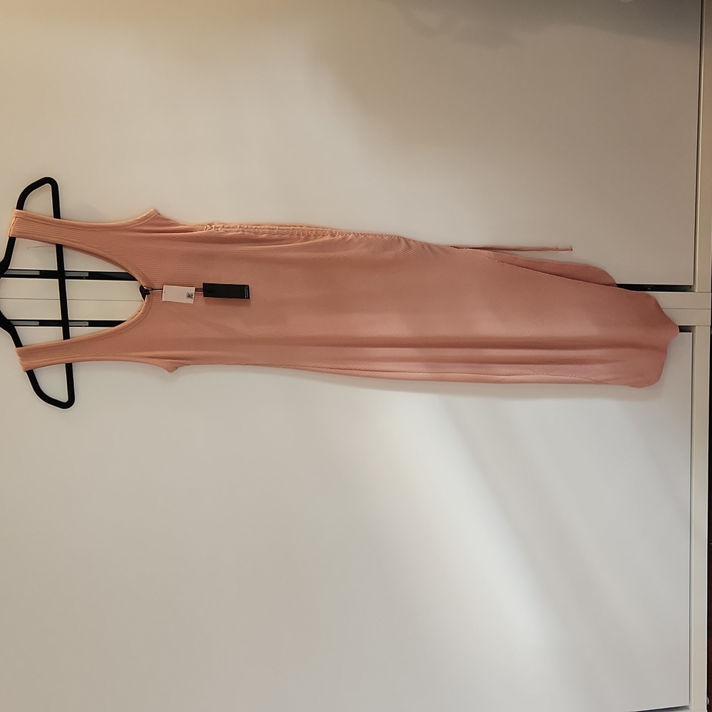 The Range Alloy Rib Cinched Midi Dress in Dusty Desert size S - Picture 6 of 17
